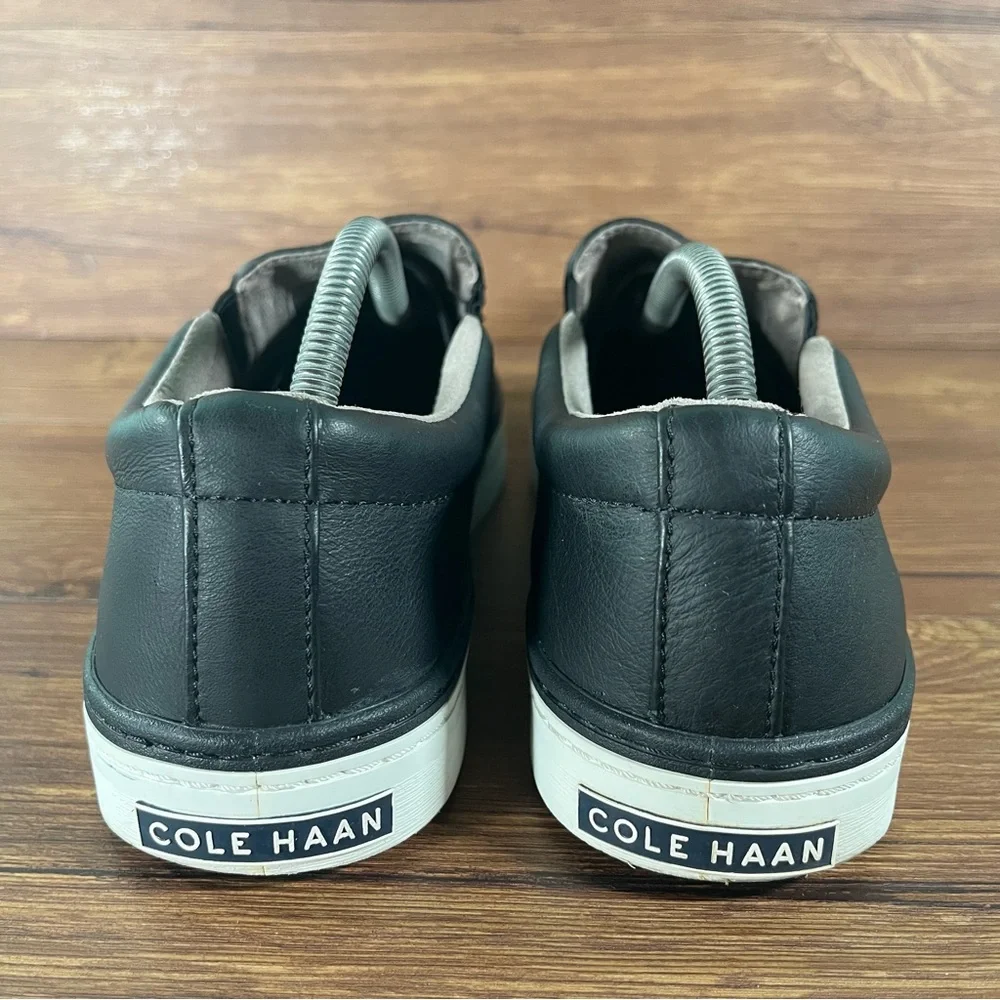 Cole Haan ‘Falmouth’ Black‎ Leather Slip-On Loafers Shoes Men’s Size 11